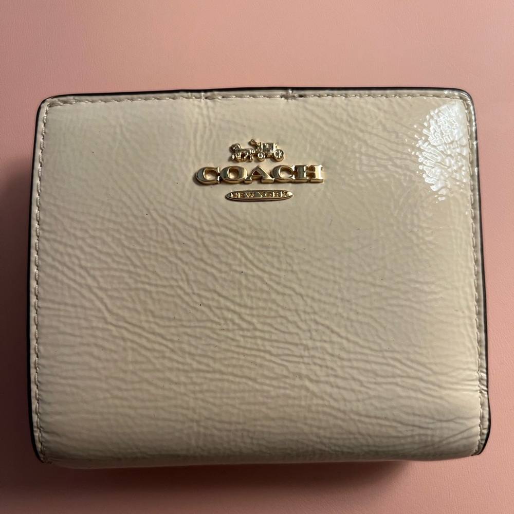 Coach Cream Leather Women's Wallet